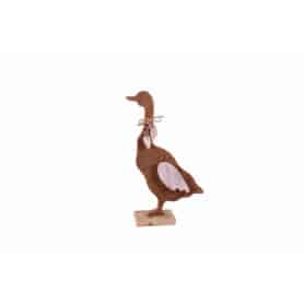 Canard en bois avec cœur...
