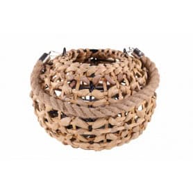 Lanterne boule à anse corde - Grossiste fleuriste déco tendance design