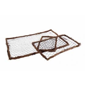 Set de 3 suspensions grillagées - Grossiste  déco tendance design
