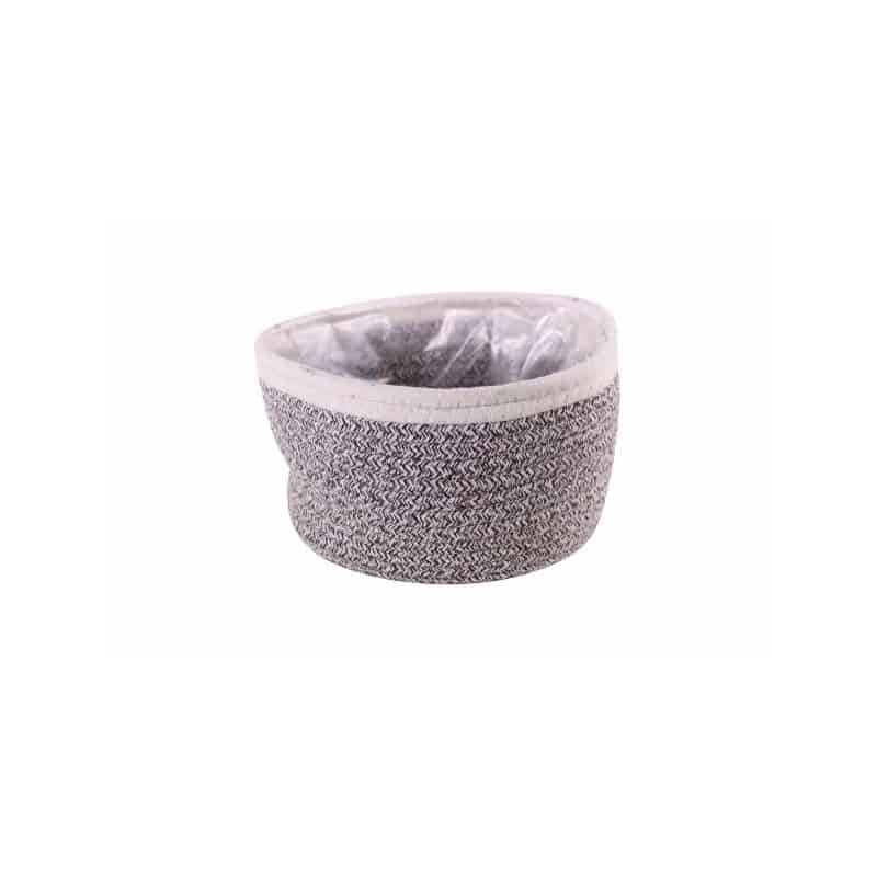 Panier rond en corde - Grossiste fleuriste déco tendance design