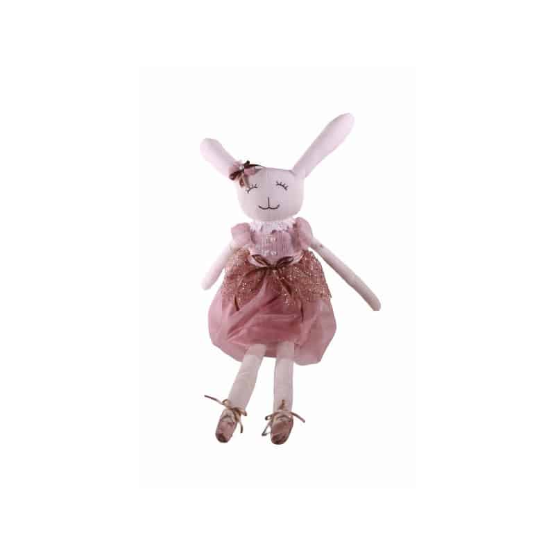 Lapin pattes molles assis - Grossiste fleuriste décoration figurine