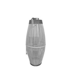 Lanterne en bois top métal - Grossiste fleuriste décoration design