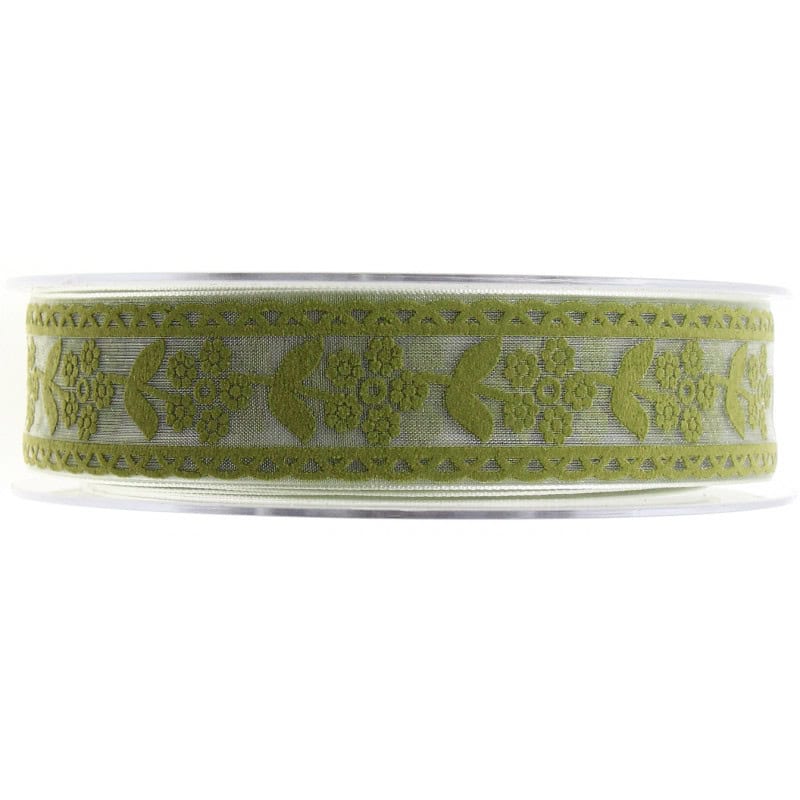 Ruban voile en dentelle - Fournisseur emballage fleuristes Ruban voile en dentelle - Fournisseur emballage fleuristes