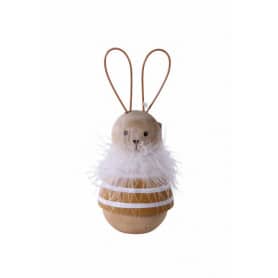 Lapin en bois à poser - Grossiste fleuriste décoration tendance design