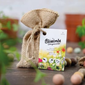 Sac en jute 8 Blossombs - Grossiste fleuriste décoration plantes