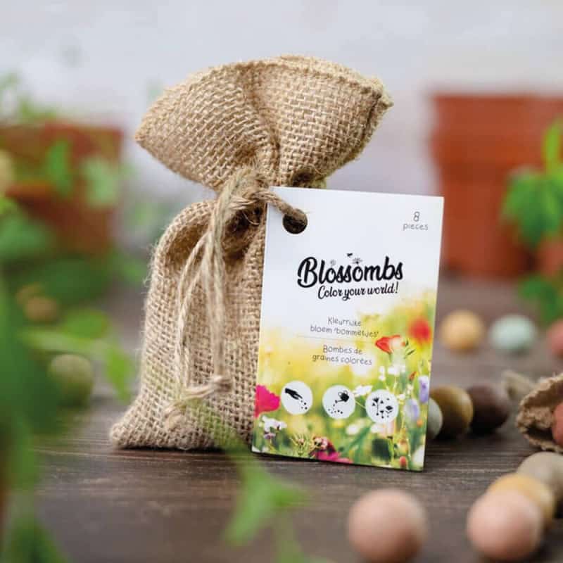 Sac en jute 8 Blossombs - Grossiste fleuriste décoration plantes