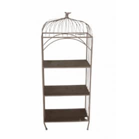 Etagère en métal style cage...