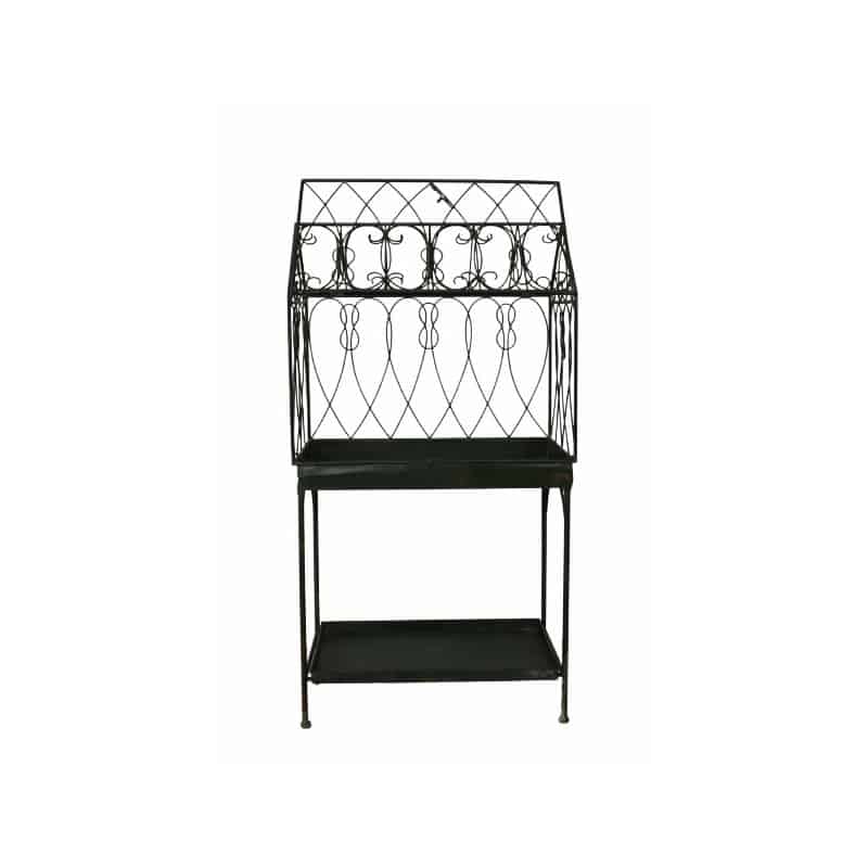 Cage rectangulaire en métal - Grossiste fleuriste mariage évents déco