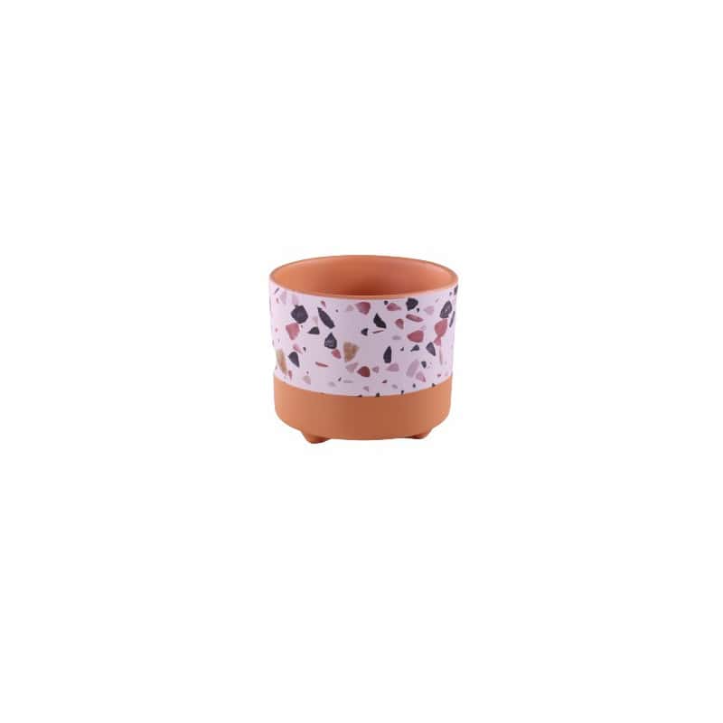 Cache-pot rond en céramique - Grossiste fleuriste décoration tendance