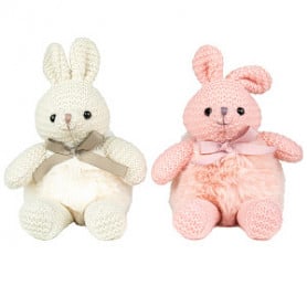 Assortiment de lapins en peluche - Grossiste fleuriste décoration