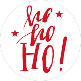 Etiquettes adhésives 'Ho ho ho' - Lanark