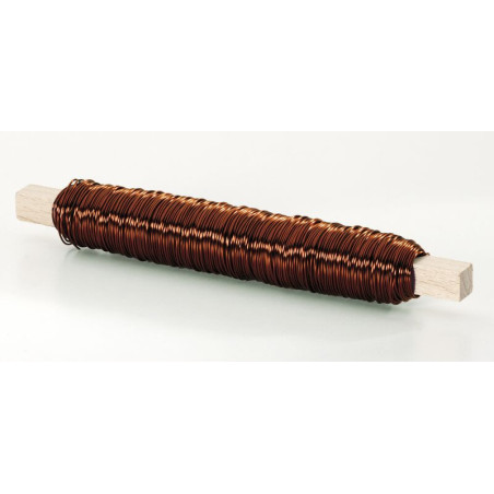 Fil verni sur bobine bois - Plusieurs couleurs - grossiste fleuriste