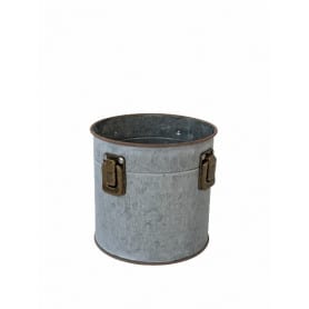 Pot cylindre en métal effet...