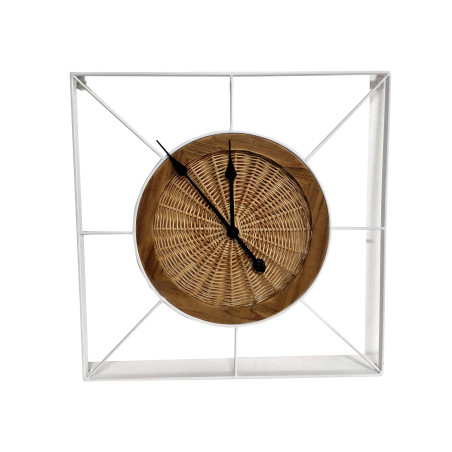 Horloge carrée à fixer