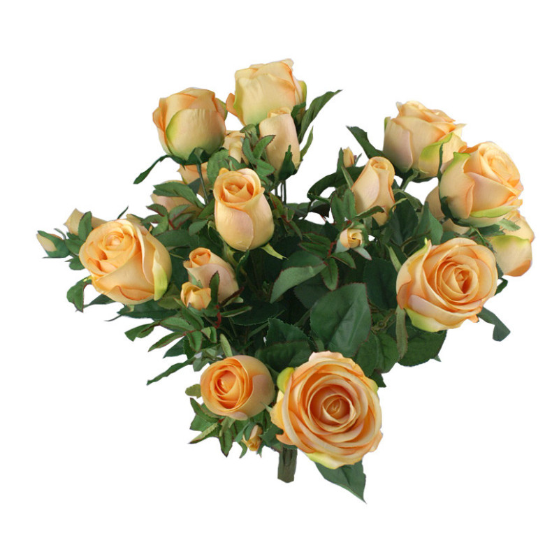Roses buisson artificielle fleurs artificielles funéraire