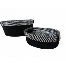 Set de 2 coupes en corde Alix