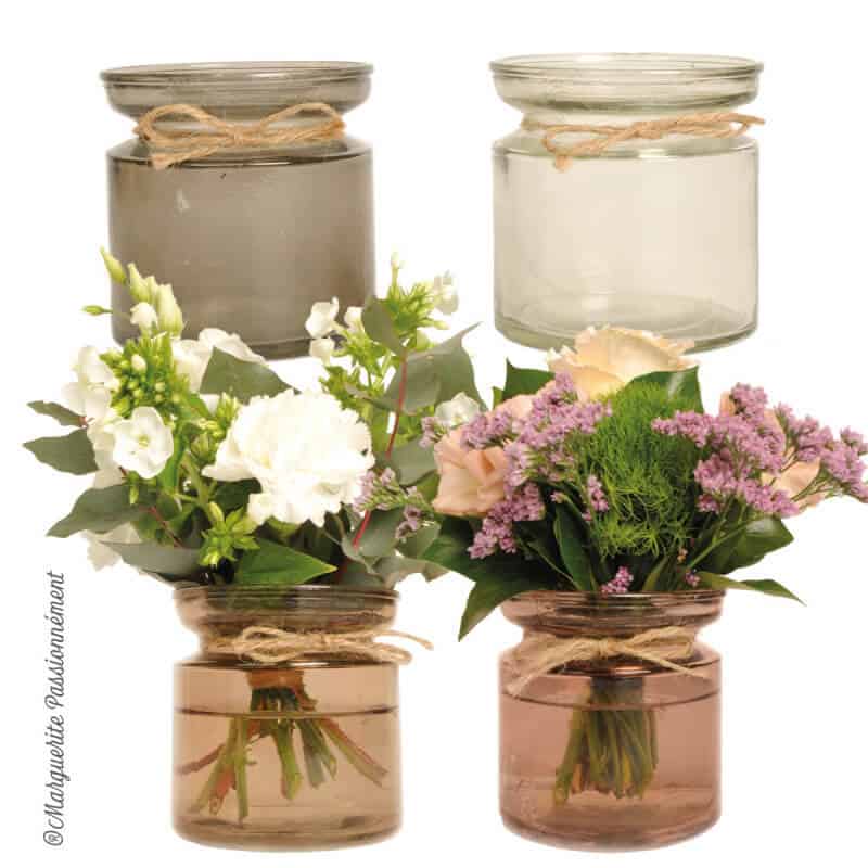 Vase cylindre à col assortis Angie Vase cylindre à col assortis Angie