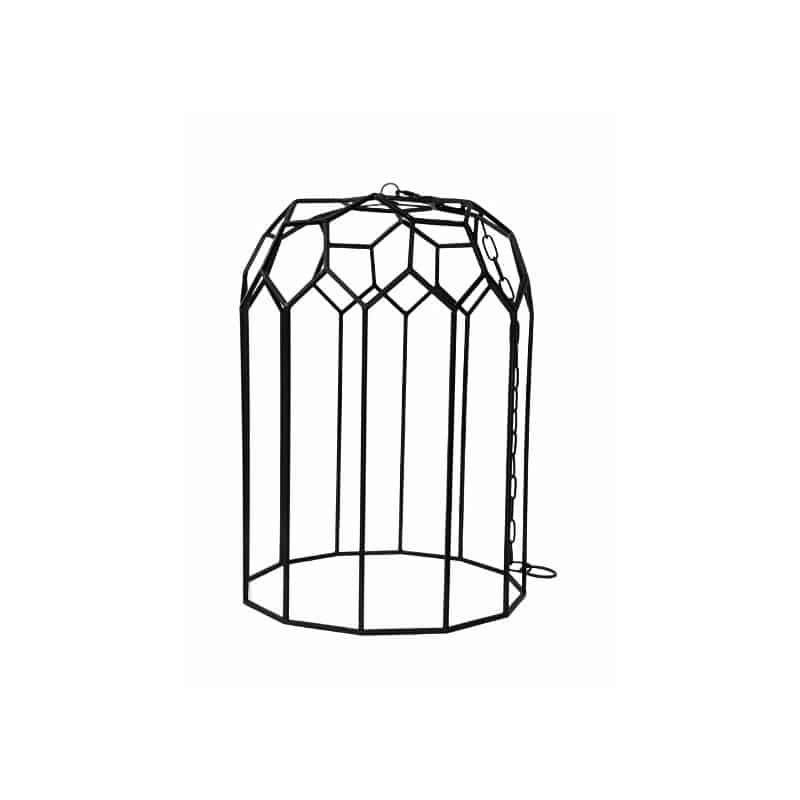 Suspension cage en métal - Grossiste vitrine de noel déco tendance