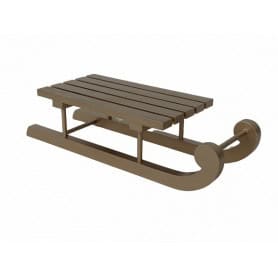 Luge en bois décorative Taylor