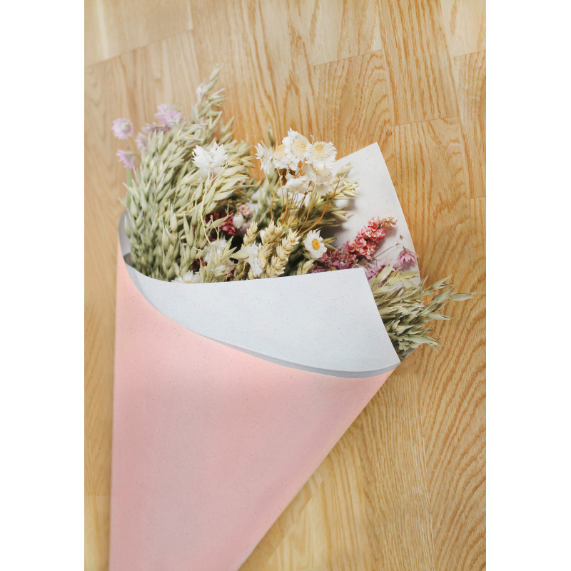 Papier kraft Betterave éco responsable emballage fleuriste
