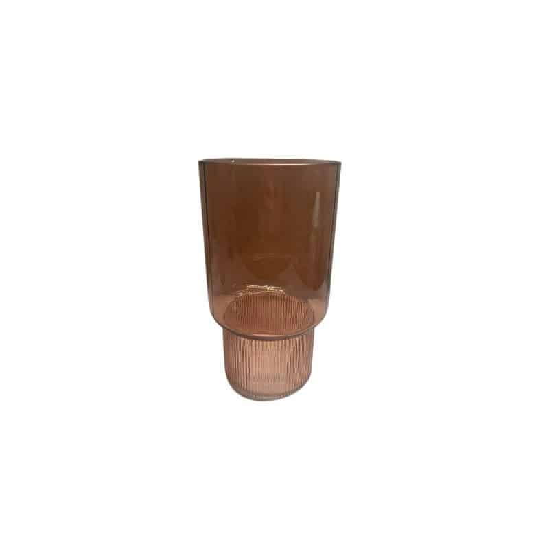 Vase cylindrique en verre - Grossiste fleuriste décoration vitrine