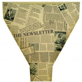 Paquet de 50 housses en kraft imprimées 44x12cm - News