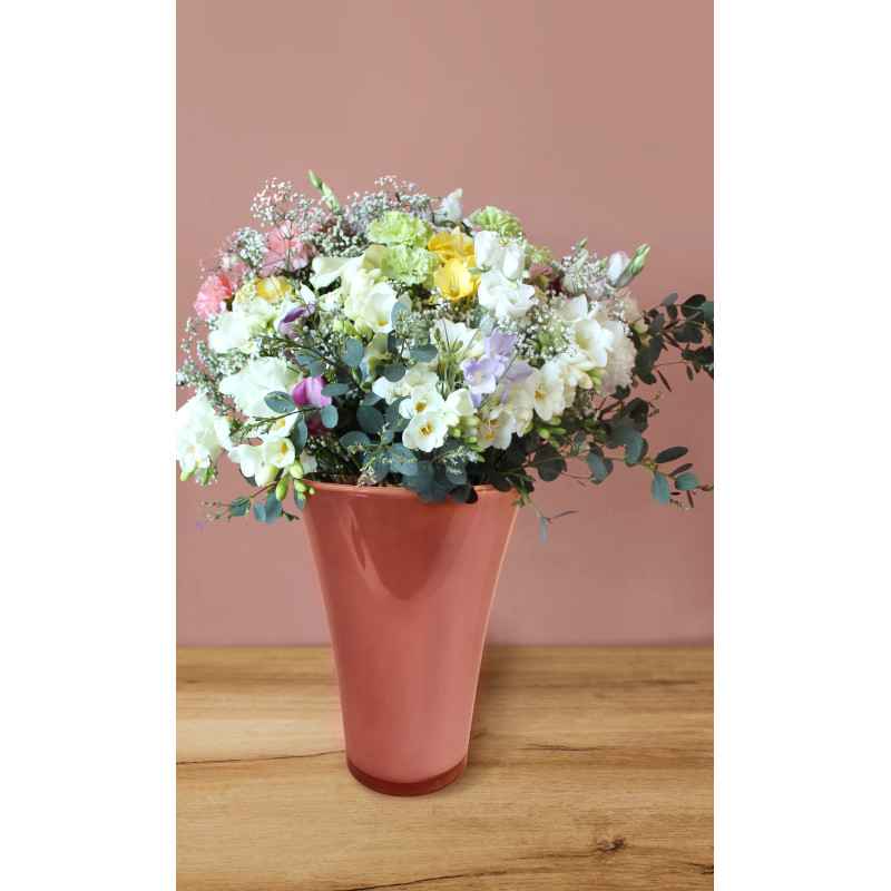 Vase plastique fizzy - Plusieurs tailles/coloris