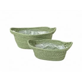 Set de 2 coupes ovales en...