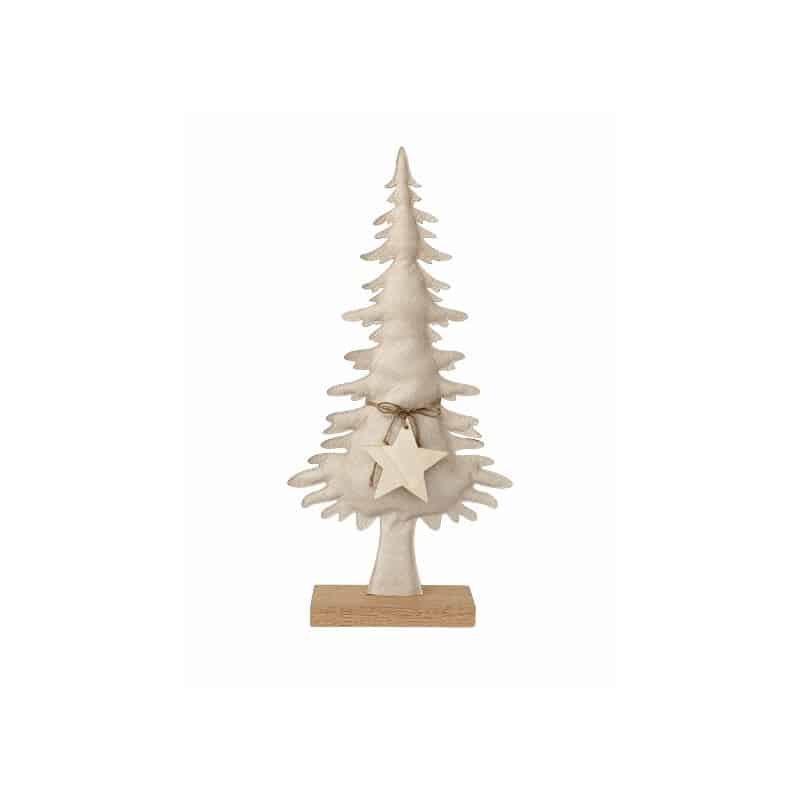 Sapin en similicuir - Grossiste fleuriste déco tendance vitrine Noel