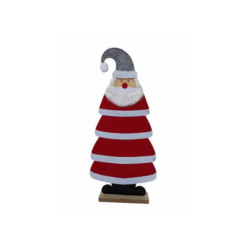 Père Noel haut en feutrine - Grossiste fleuriste déco tendance Père Noel haut en feutrine - Grossiste fleuriste déco tendance