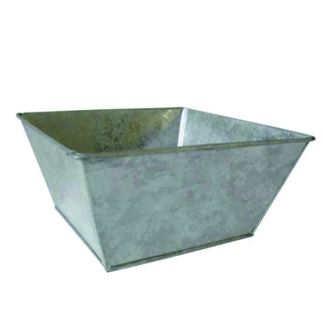 Coupe carrée zinc naturel