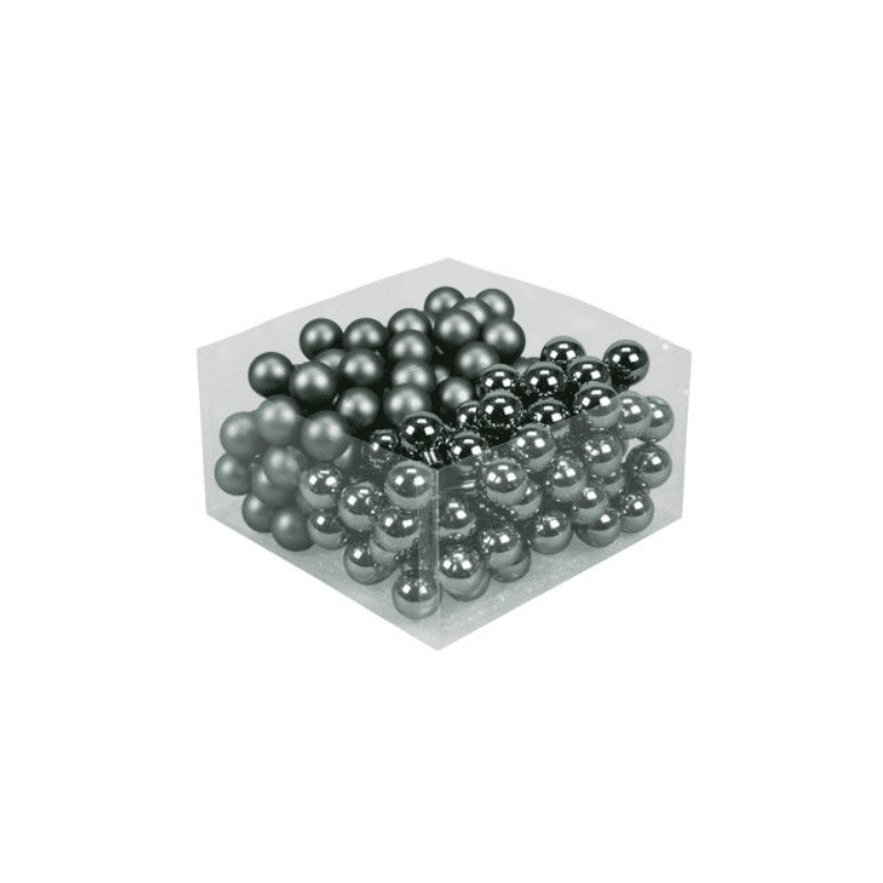 Boules de noël sur pics en verre multicoloris D. 20 mm Boules de noël sur pics en verre multicoloris D. 20 mm