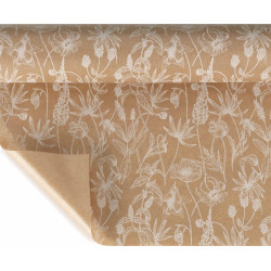 Papier kraft imprimé Wild flower - 5 couleurs
