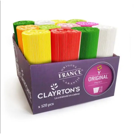 Manchettes clayrbox classique 3 tailles - Polychrome