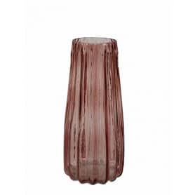 Vase en verre strié Ninux