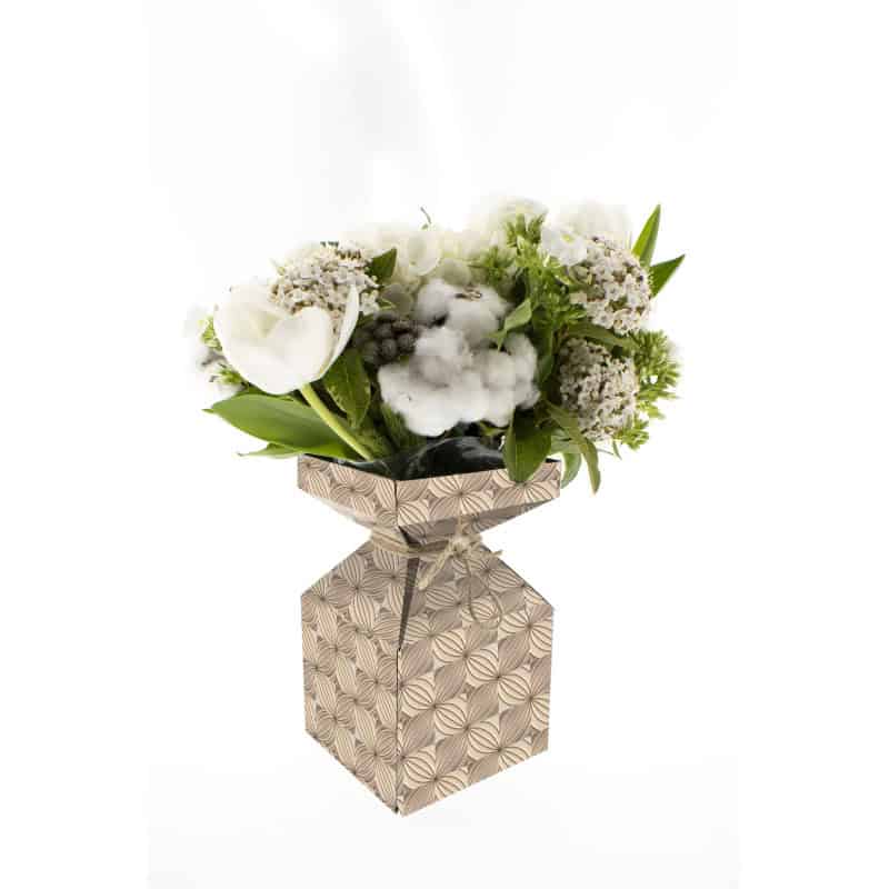 Vase réserve d'eau kraft recyclé - Matériel fleuriste déco tendance Vase réserve d'eau kraft recyclé - Matériel fleuriste déco tendance