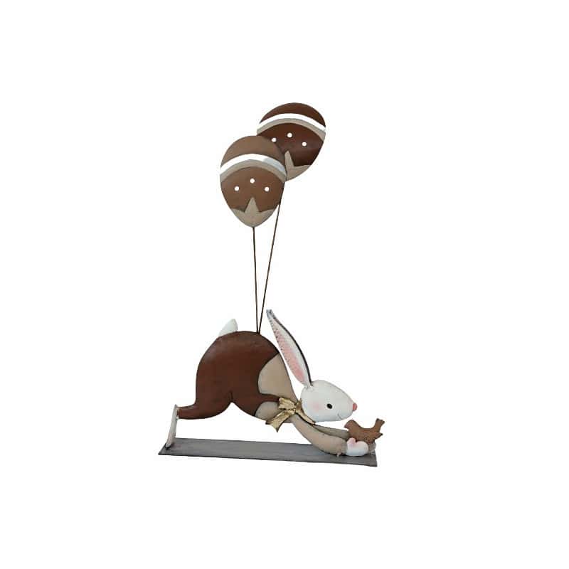 Lapin ballons en métal - Grossiste fleuriste déco tendance Paques Lapin ballons en métal - Grossiste fleuriste déco tendance Paques