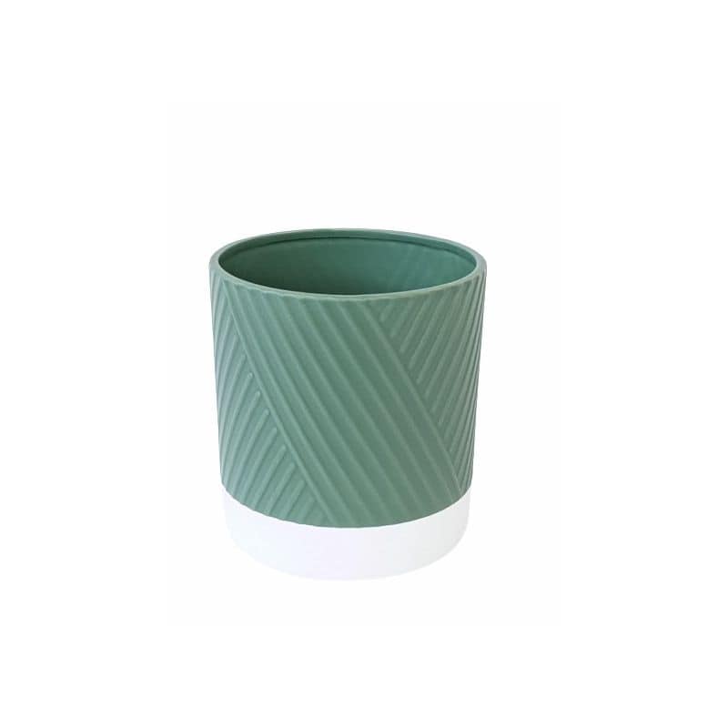 Pot cylindrique à motifs Chira - 2 tailles