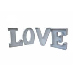 Lettres LOVE en métal à...