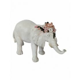 Elephant en céramique Couronne