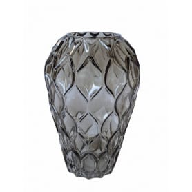 Vase en verre à facette - Grossiste fleuriste décoration tendance