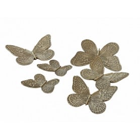 Set de 8 papillons en résine - Grossiste fleuriste décoration tendance