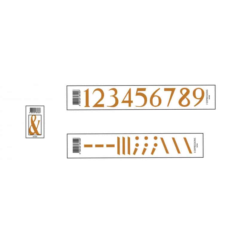 Chiffre et Ponctuation Deuil