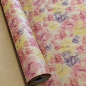 Rouleau de kraft vergé 0,80x40M 3 couleurs - Fiori