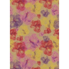 Rouleau de kraft vergé 0,80x40M 3 couleurs - Fiori