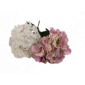 Hortensia artificiel 57cm - 2 couleurs