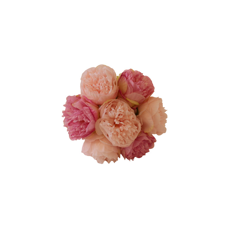 Pivoine bouquet artificiel fleuriste