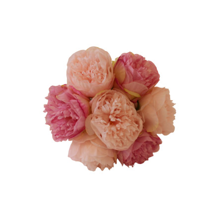 Pivoine bouquet artificiel fleuriste