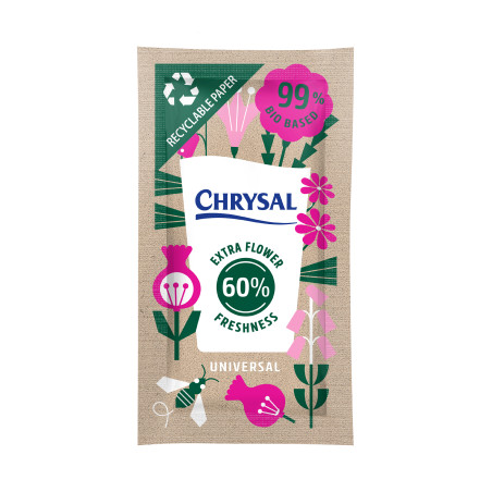 Carton de 500 sachets de nourriture de fleurs Chrysal - Grossiste bio