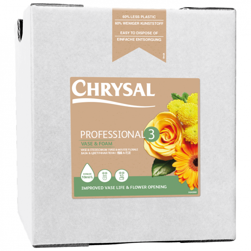 Chrysal Professional 3 - bidon de 10L - soin des plantes